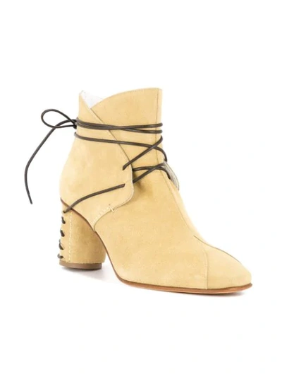 Shop Jw Anderson Wrap-around Boots In Brown