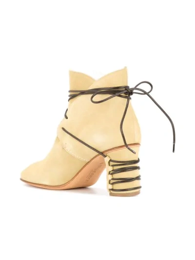 Shop Jw Anderson Wrap-around Boots In Brown