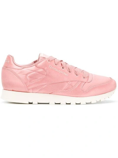 Shop Reebok Low-top Lace-up Sneakers In Pink