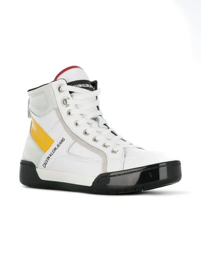 Shop Calvin Klein Jeans Est.1978 Lace-up Boots In White