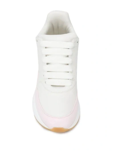 Shop Alexander Mcqueen Chunky Sole Sneakers In White