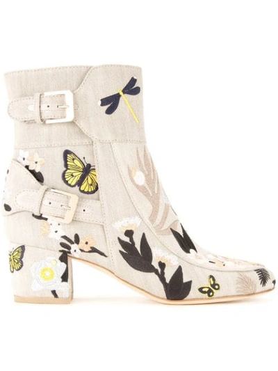 Shop Laurence Dacade Tropical Boots In Neutrals