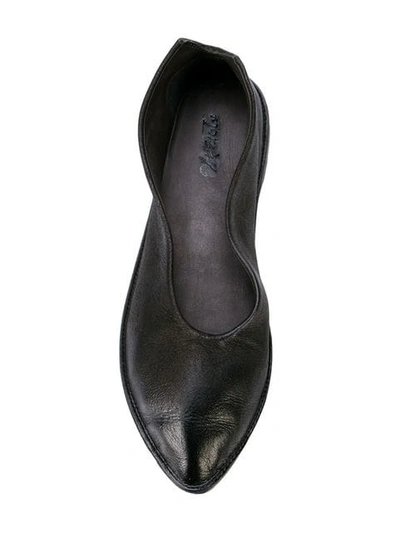 Shop Marsèll Pointed Toe Ballerina Pumps In Black