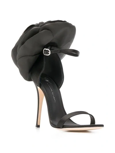 Shop Giuseppe Zanotti Peony Sandals In Black