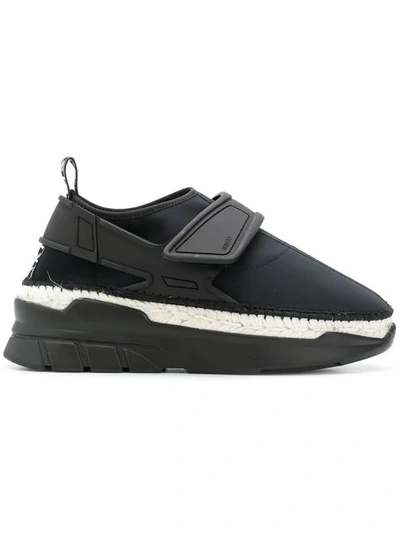 Shop Kenzo K-lastic Low-top Sneakers In Black