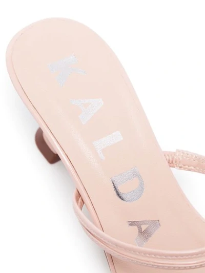 Shop Kalda Mini Simon 35mm Strappy Sandals In Neutrals