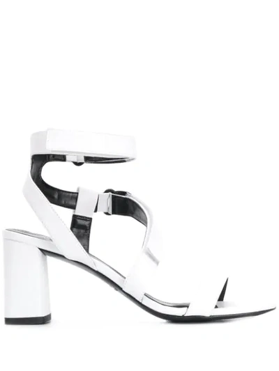 Shop Kendall + Kylie Chunky Heel Sandals In White