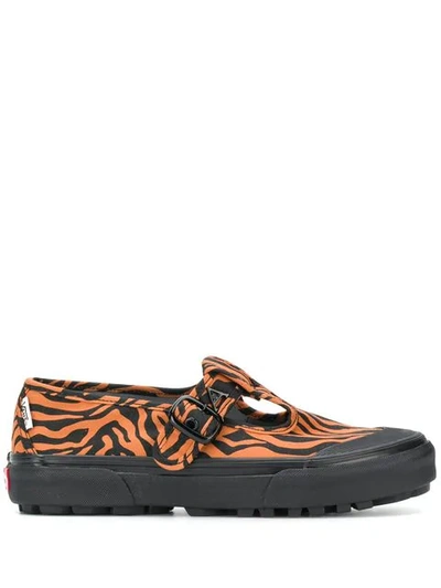 Vans Mary Jane Tiger Print Sneakers In Orange | ModeSens