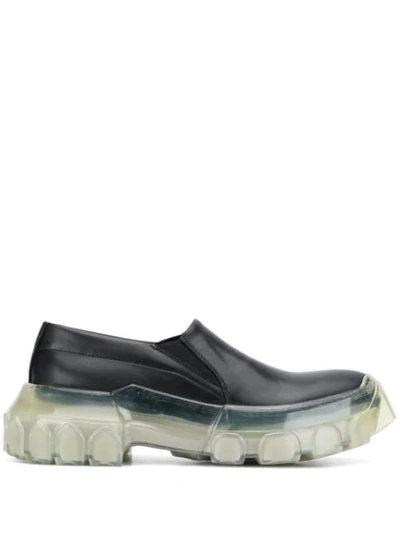 Forventer Opdatering lilla Rick Owens Chunky Sole Loafers In Black | ModeSens