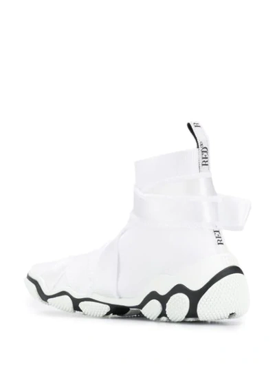 Shop Red Valentino Glam Run Sneakers In White