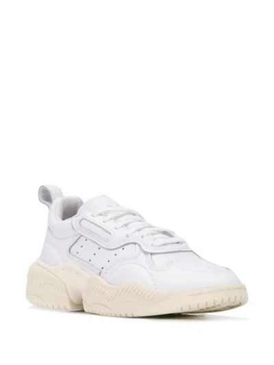 Shop Adidas Originals Lace Up Sneakers In White