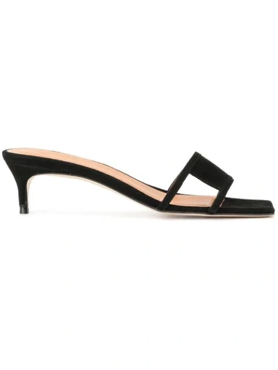 Shop By Far Single Strap Sandal In Black