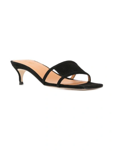 Shop By Far Single Strap Sandal In Black