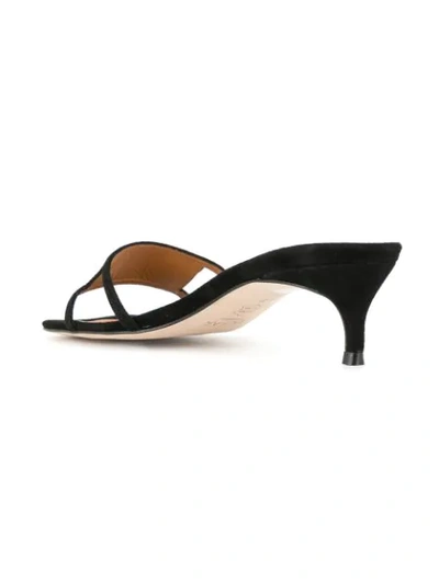 Shop By Far Single Strap Sandal In Black