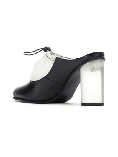 Studio Chofakian Leather Mules In Black