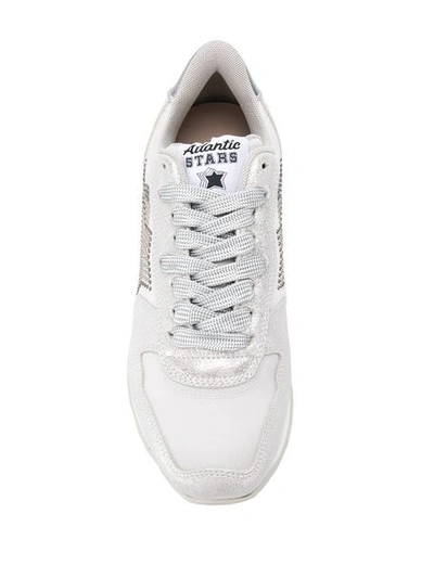 ATLANTIC STARS EMBELLISHED STAR SNEAKERS - 灰色