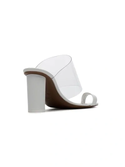 Shop Neous White Chost 80 Leather Pvc Sandals