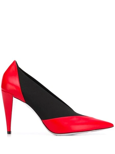 Shop Givenchy Elastic Smooth Pumps In Black