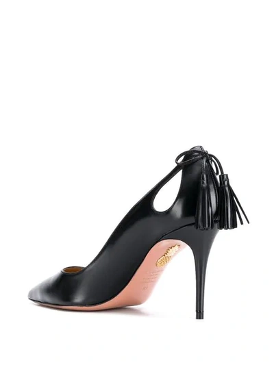 Shop Aquazzura Forever Marylin Pumps In Black