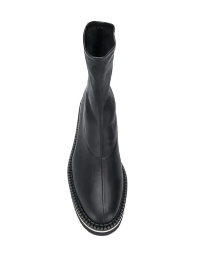 Shop Clergerie Berta Flatform Boots In Black