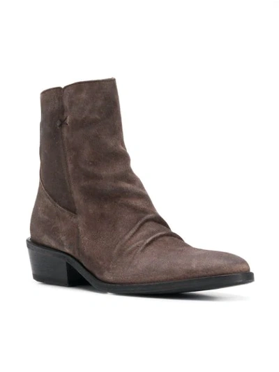 Shop Fiorentini + Baker Cohen Cuban Heel Boots In Neutrals