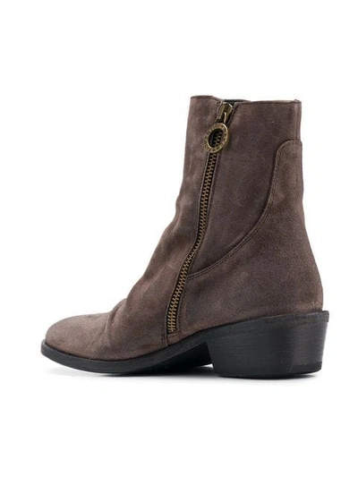 Fiorentini + Baker Cohen Cuban Heel Boots In Neutrals