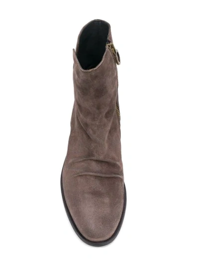 Shop Fiorentini + Baker Cohen Cuban Heel Boots In Neutrals