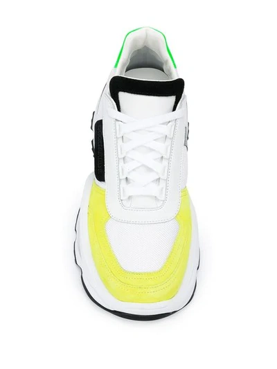 Shop Dsquared2 Chunky Sole Sneakers In White
