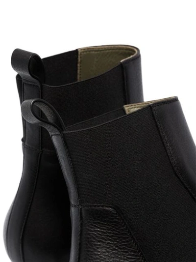 Shop Rick Owens Kiss 125mm Ankle Boots In Black