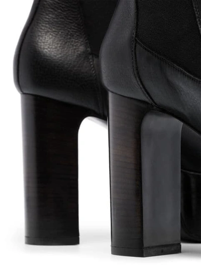 RICK OWENS KISS 125MM ANKLE BOOTS - 黑色