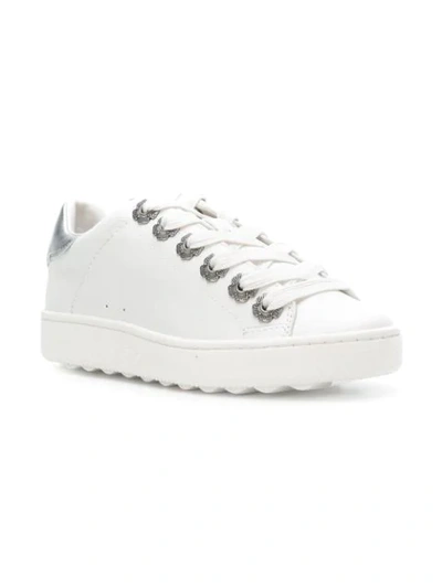 Shop Coach Low Top Sneakers - White