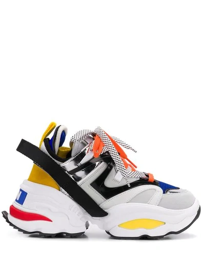 Shop Dsquared2 Giant Show Sneakers - White