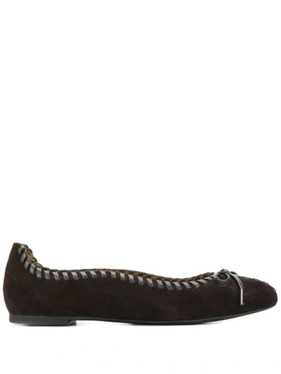 Shop See By Chloé Ballerina Shoes In Brown