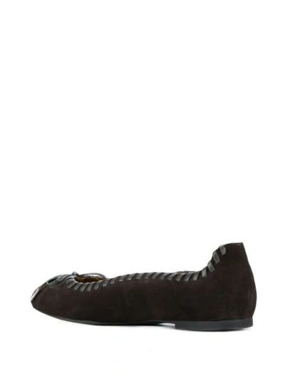 Shop See By Chloé Ballerina Shoes In Brown