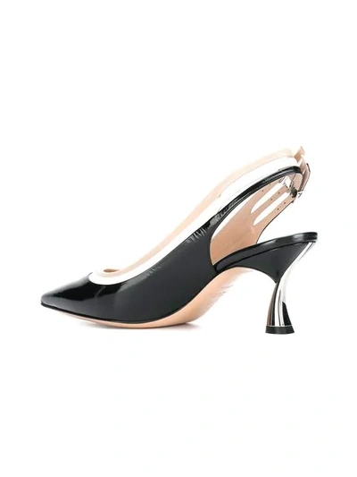 Shop Casadei K Blade Elle Pumps In Black