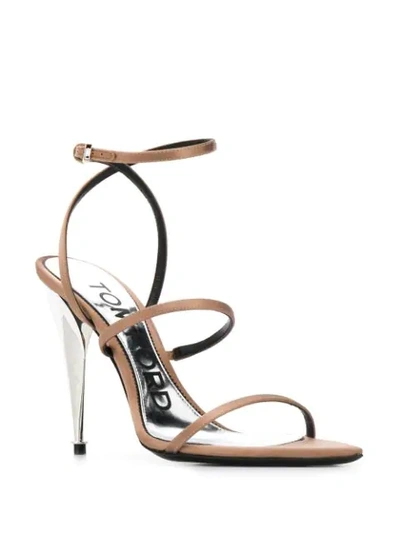 Shop Tom Ford Sandalen Mit Riemchen In Neutrals