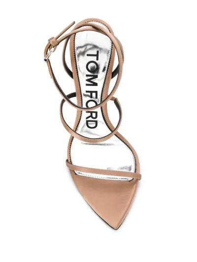 Shop Tom Ford Sandalen Mit Riemchen In Neutrals