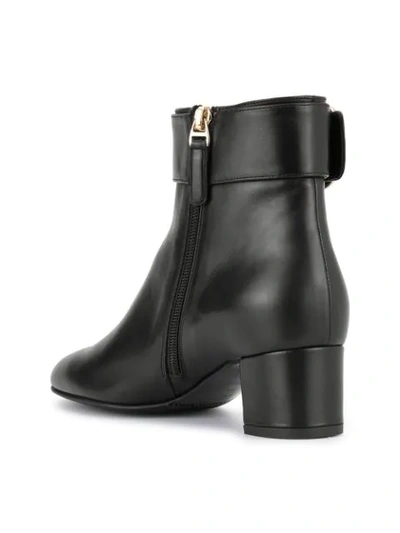 Shop Bally Side Buckle Boots In Black