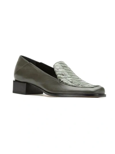 Shop Mara Mac Leather Brogues In Green