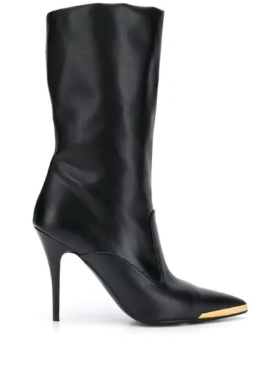 Shop Stella Mccartney Pointed Toe Boots In Black