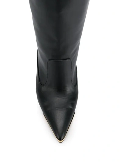 Shop Stella Mccartney Pointed Toe Boots In Black