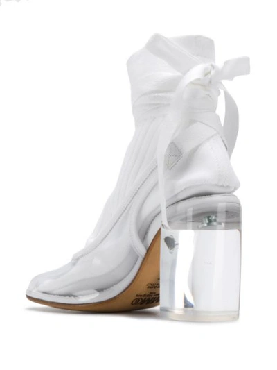 Shop Mm6 Maison Margiela Heeled Tabi Pumps - Neutrals