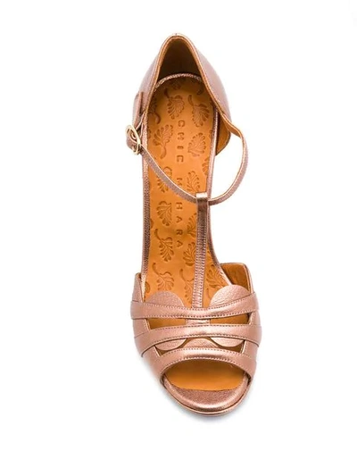 Shop Chie Mihara Aloe Posh Sandals In Gold