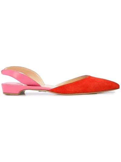 Shop Paul Andrew Rhea 15 Ballerina Shoes In Red