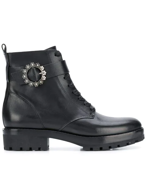 michael kors ryder leather ankle boot