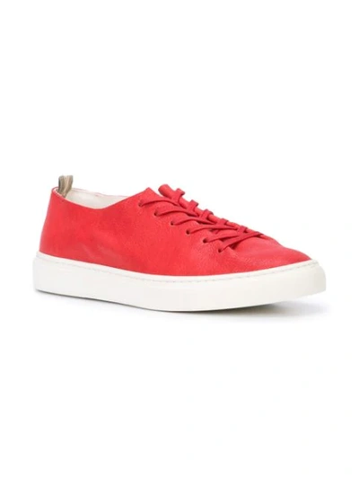 Shop Officine Creative Lace-up Sneakers In Red
