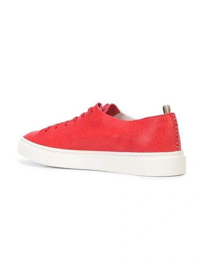 Shop Officine Creative Lace-up Sneakers In Red