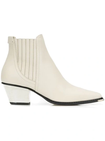 Shop Jimmy Choo Mitzi 50 Boots In Neutrals