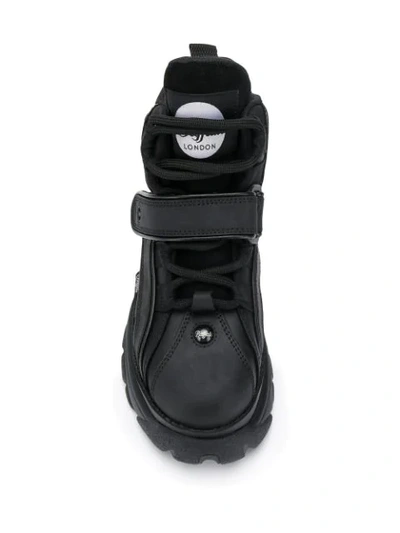 Shop Buffalo Corin Platform High-top Sneakers In Black