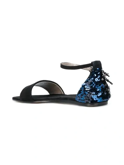 Shop Agl Attilio Giusti Leombruni Embellished Ankle Strap Sandals In Black
